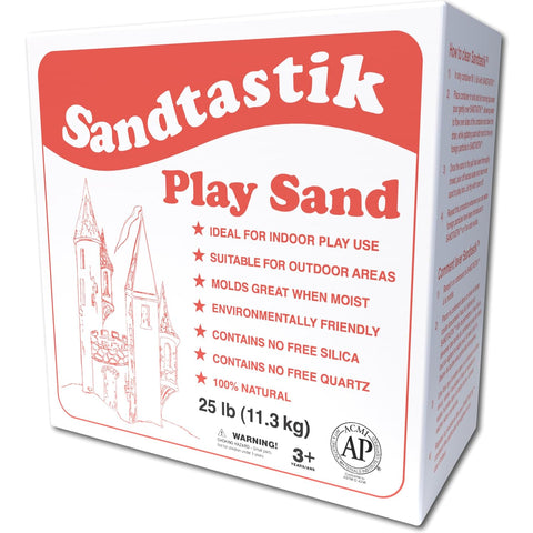Sandtastik Sparkling White Play Sand (25lb)