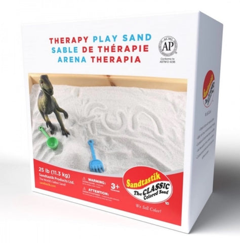 Sandtastik Therapy Play Sand - Natural White (25lb)