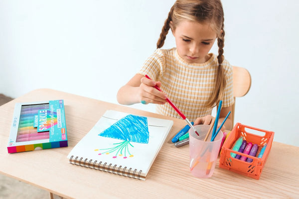 OOLY Rainbow Sparkle Metallic Watercolor Gel Crayons - Set of 12