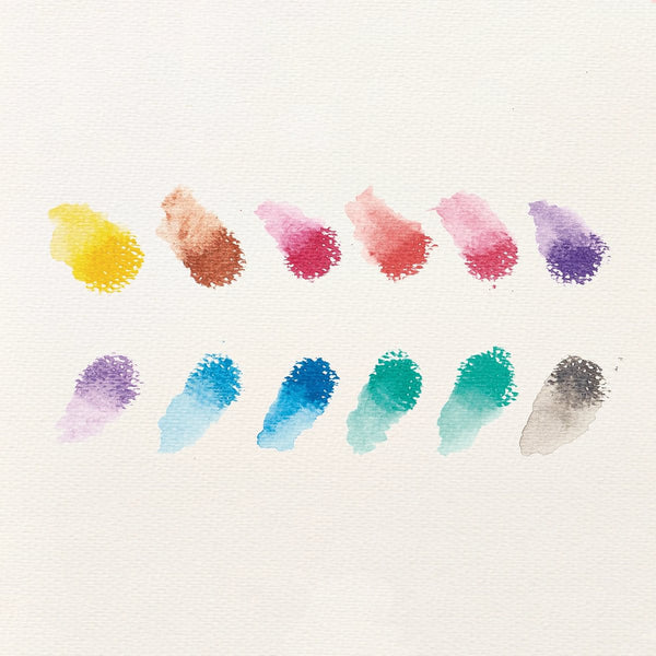 OOLY Rainbow Sparkle Metallic Watercolor Gel Crayons - Set of 12