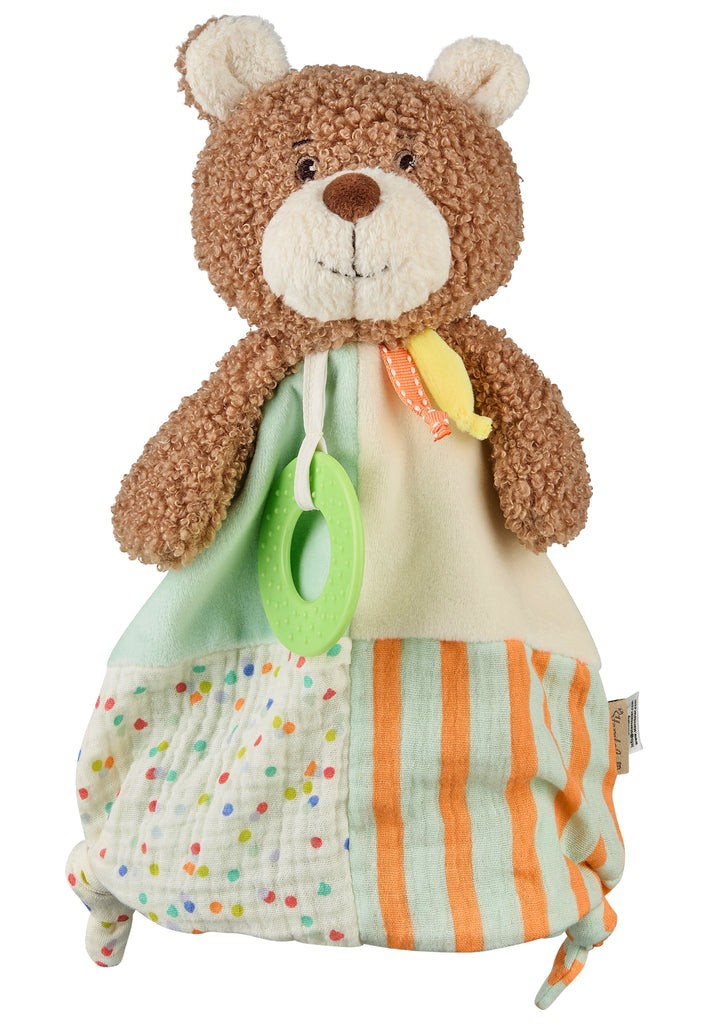 Sterntaler Cuddle Cloth M – Bear Bo Sensory Comforter & Teether