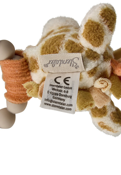 Sterntaler Giraffe Kaya Gripping and Teether Toy + Rattle