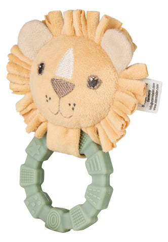 Sterntaler Leo Lion Gripping and Teether Toy + Rattle