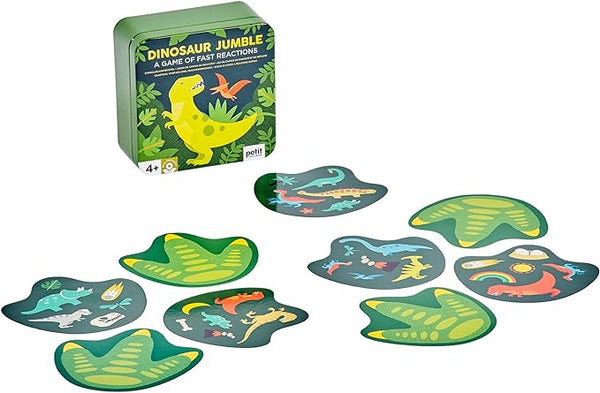 Petit Collage Dinosaur Jumble Card Game: A Game of Fast Reactions
