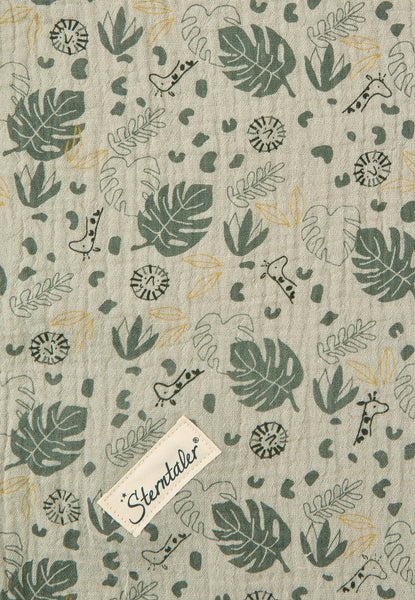 Sterntaler Safari Hooded Baby Blanket