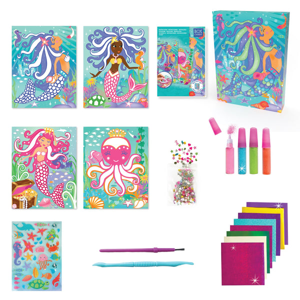 BOX CANDIY Mermaids Sand and Foil Art Set