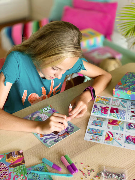 BOX CANDIY Mermaids Sand and Foil Art Set