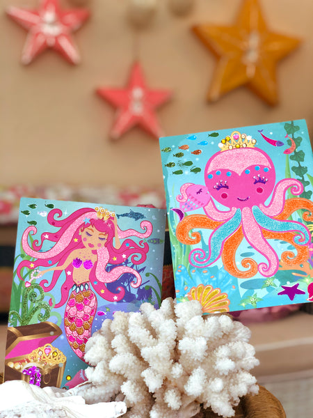 BOX CANDIY Mermaids Sand and Foil Art Set
