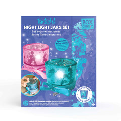 BOX CANDIY Twilight Night Light Jars Set