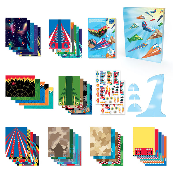 BOX CANDIY - Paper Planes Paper Airplanes Art Set