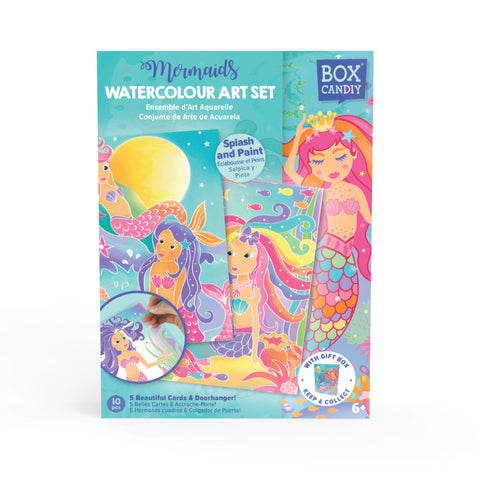 BOX CANDIY - Mermaids Watercolor Art Set