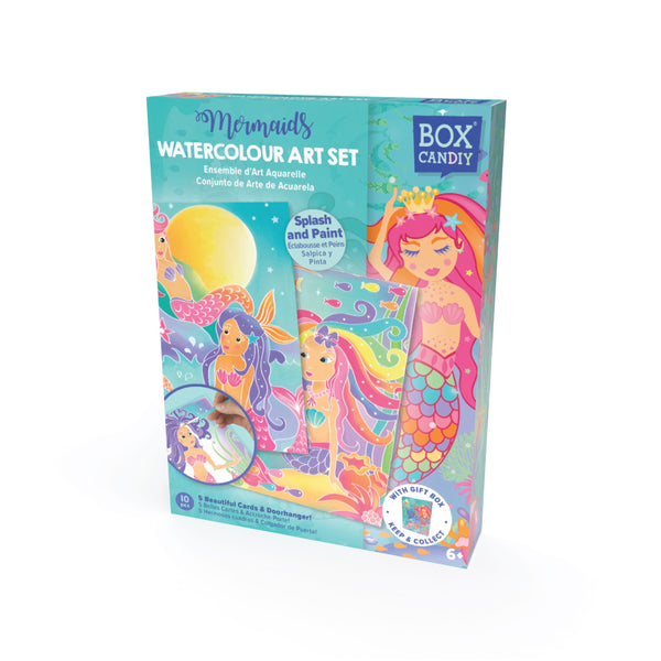 BOX CANDIY - Mermaids Watercolor Art Set