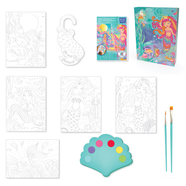 BOX CANDIY - Mermaids Watercolor Art Set