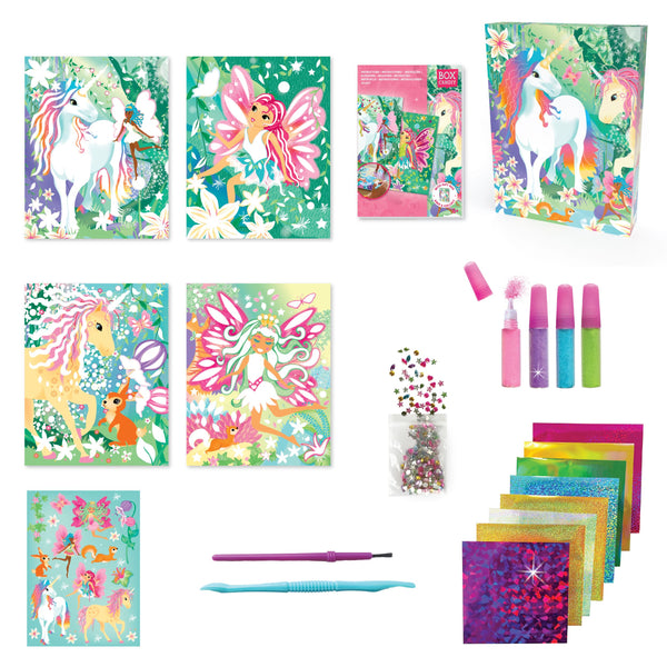 BOX CANDIY - Magical Unicorns Sand & Foil Art Set
