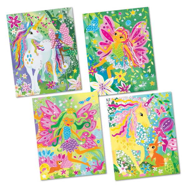 BOX CANDIY Totally Magical Unicorns Sparkling Foil & Gem Art Kit