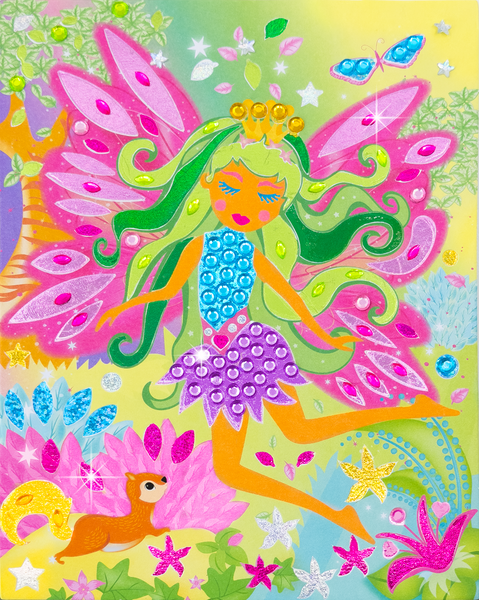 BOX CANDIY Totally Magical Unicorns Sparkling Foil & Gem Art Kit