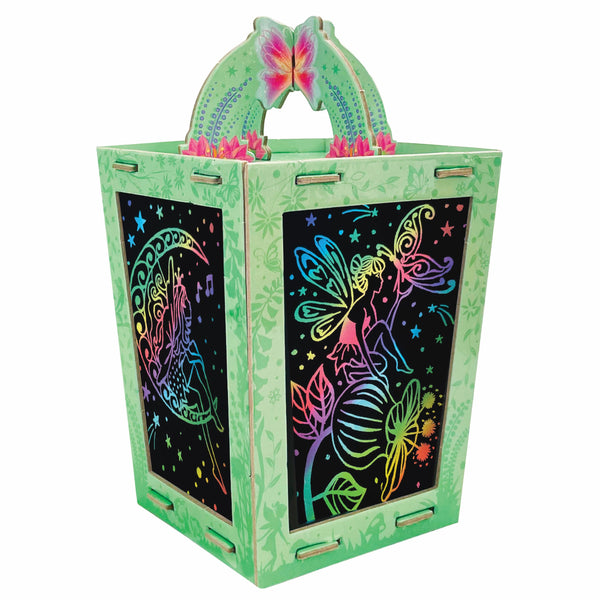 BOX CANDIY - Twilight Fairy Lantern Scratch Art Set