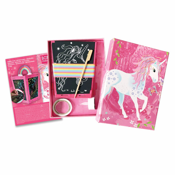 BOX CANDIY - Twilight Unicorn Lantern Scratch Art Set