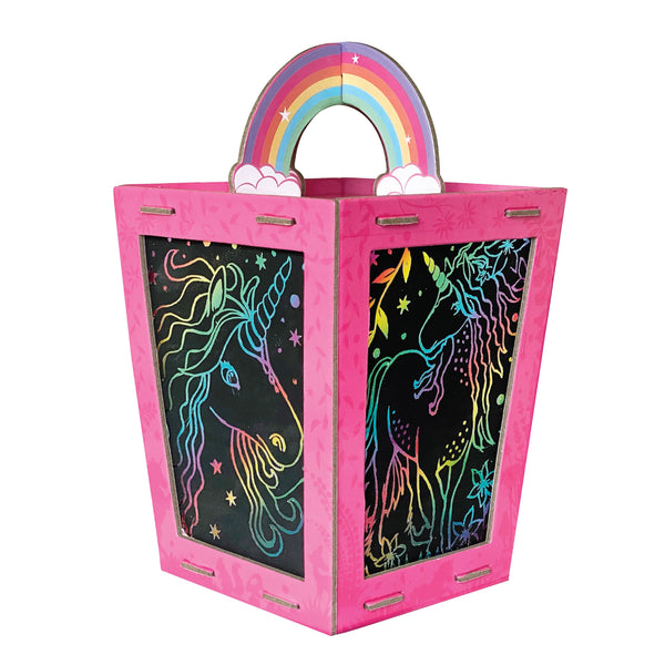 BOX CANDIY - Twilight Unicorn Lantern Scratch Art Set