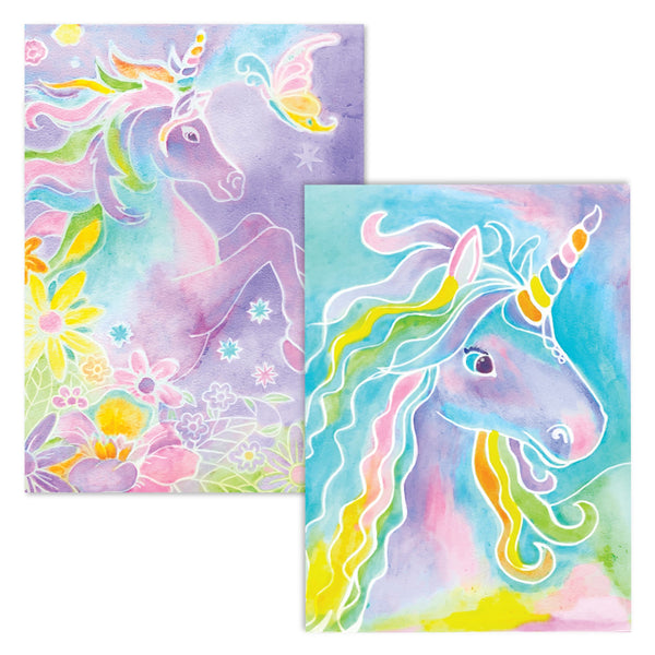 BOX CANDIY - Magical Unicorns Watercolor Art Set