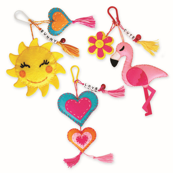 BOX CANDIY - Deco Backpack Charms Felt Art Set