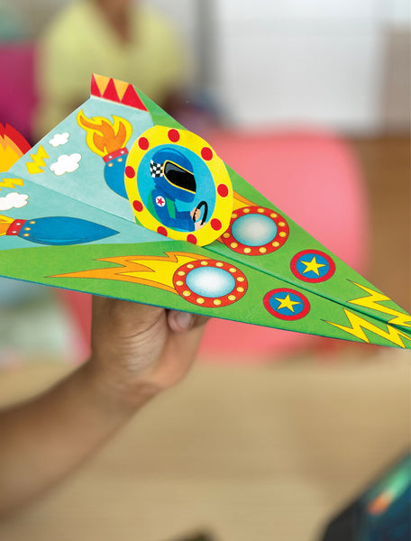 BOX CANDIY - Paper Planes - 20 Paper Planes to Colour-In & Decorate
