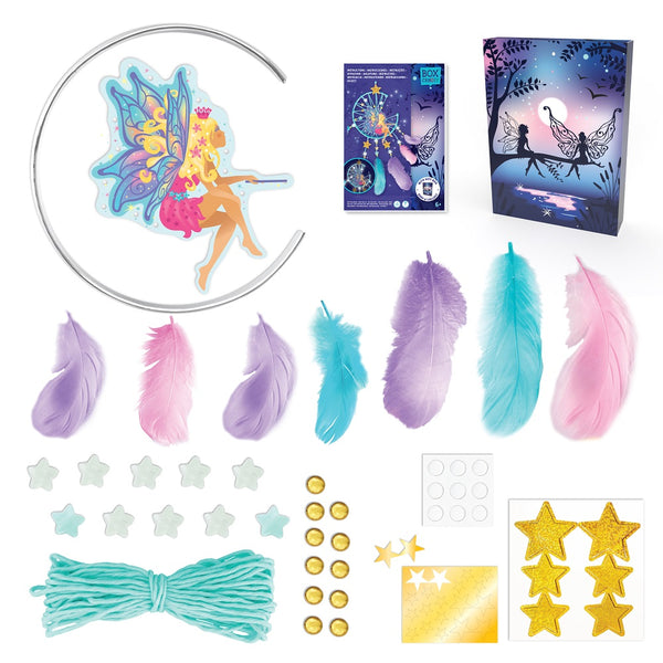BOX CANDIY Magical Forest Glow in the Dark Dreamcatcher Craft Kit