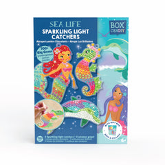 BOX CANDIY Sea Life Suncatchers - DIY Stained Glass Window Art Kit for Kids (Ages 6+)
