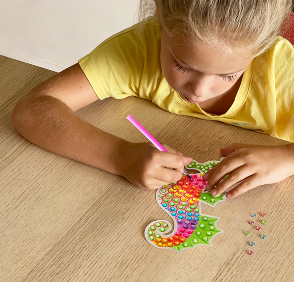 BOX CANDIY Sea Life Suncatchers - DIY Stained Glass Window Art Kit for Kids (Ages 6+)