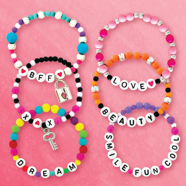 BOX CANDIY Best Friends Forever Friendship Bracelets Kit – DIY Jewelry Set (Ages 8+)