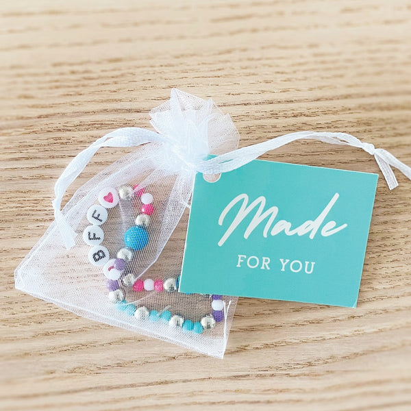 BOX CANDIY Best Friends Forever Friendship Bracelets Kit – DIY Jewelry Set (Ages 8+)