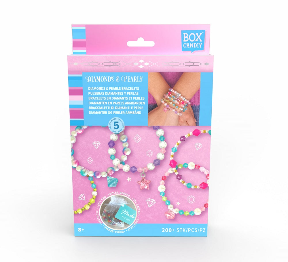 BOX CANDIY - Diamonds & Pearls Bracelet Making Kit