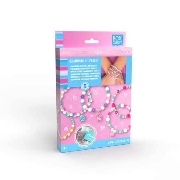 BOX CANDIY - Diamonds & Pearls Bracelet Making Kit