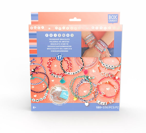 BOX CANDIY Best Friends Forever Friendship Bracelets Craft Kit (Makes 17 Bracelets)