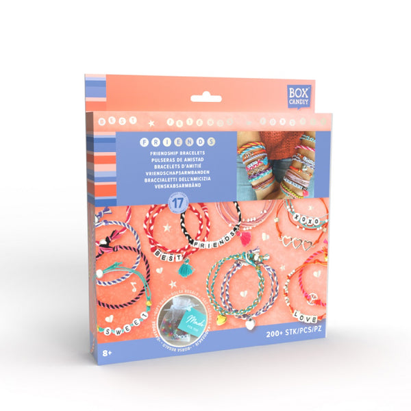 BOX CANDIY Best Friends Forever Friendship Bracelets Craft Kit (Makes 17 Bracelets)