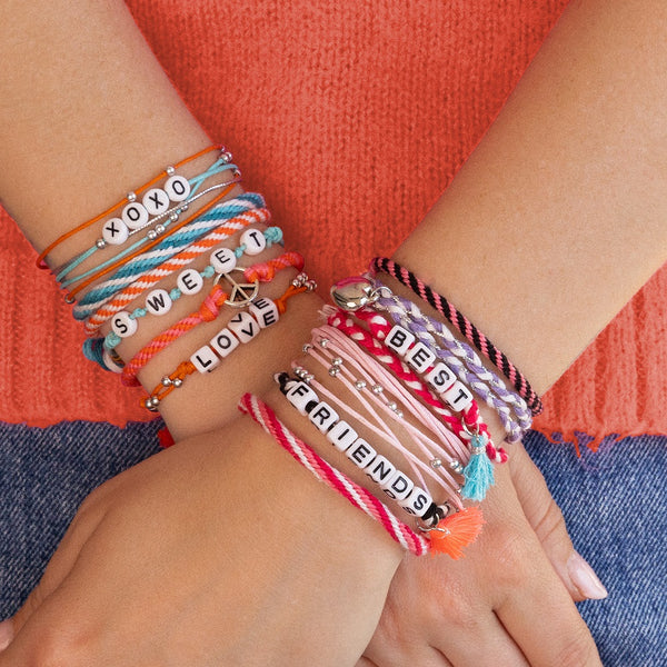 BOX CANDIY Best Friends Forever Friendship Bracelets Craft Kit (Makes 17 Bracelets)