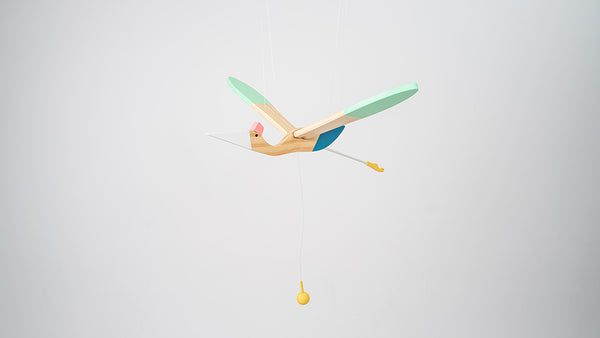 Wood Mobile Mini Bird from Eguchi