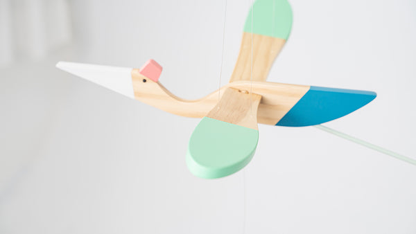 Wood Mobile Mini Bird from Eguchi