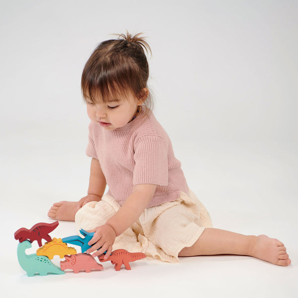 Mentari Toys Happy Stacking Dinosaurs