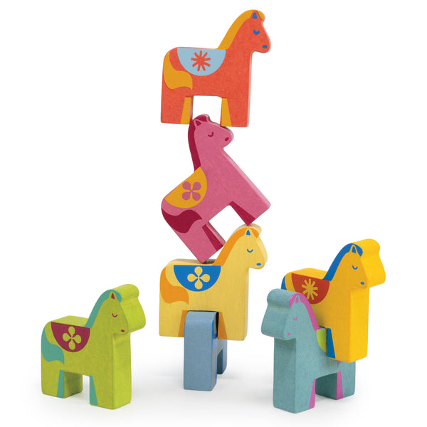 Mentari Toys Rainbow Pony Playset