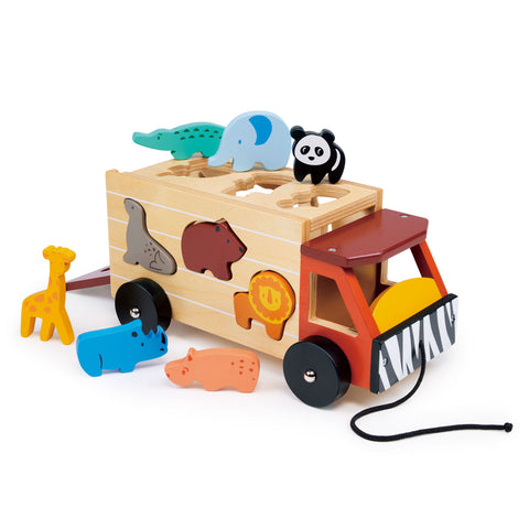 Mentari Toys Shape Sorting Safari Truck