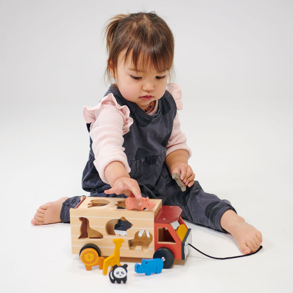 Mentari Toys Shape Sorting Safari Truck