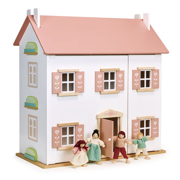 Mentari  Clover Dollhouse - classic wooden dollhouse