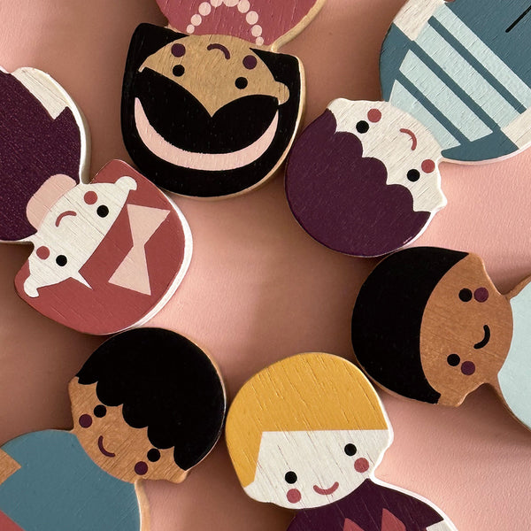 Mentari Doll Family with Dog