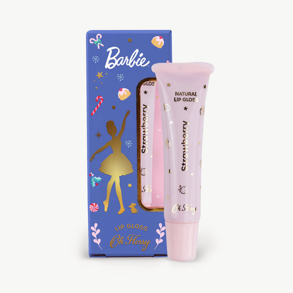 Oh Flossy x Barbie™ in The Nutcracker Natural Kids Lip Gloss – Strawberry