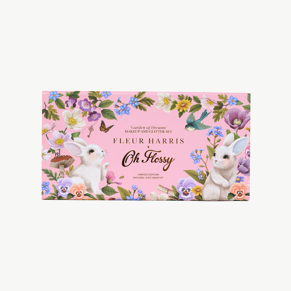 Oh Flossy X Fleur Harris - Garden of Dreams Collection Deluxe Makeup & Glitter Set