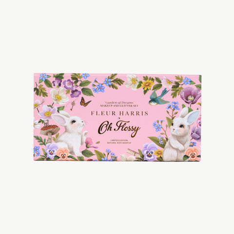 Oh Flossy X Fleur Harris - Garden of Dreams Collection Deluxe Makeup & Glitter Set