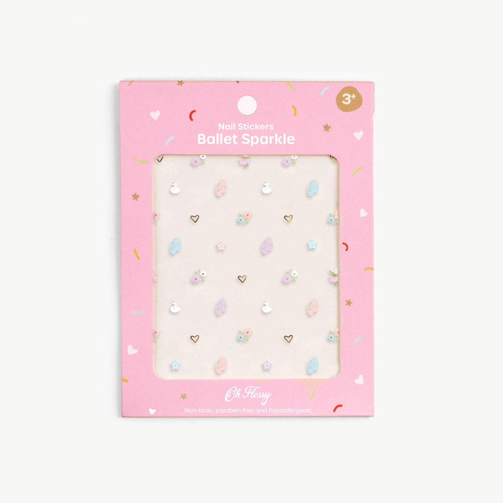 Oh Flossy Nail Stickers -Ballet Sparkle