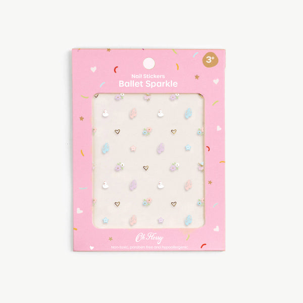 Oh Flossy Nail Stickers -Ballet Sparkle
