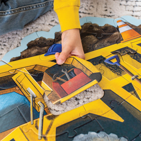 Shiny Dump Truck Floor Puzzle